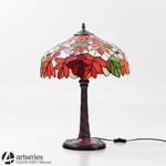 Lampa witrażowa - piękne, żywe kolory 89967 w sklepie internetowym Artseries.pl