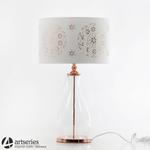 Lampa stylizowana, szklana, duża i elegancka 104648 w sklepie internetowym Artseries.pl