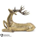 Złoty renifer jeleń - figurka 122145 w sklepie internetowym Artseries.pl