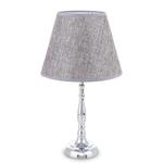 Srebrno szara lampa stołowa do sypialni i salonu 143505 w sklepie internetowym Artseries.pl