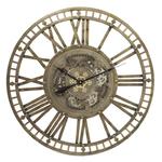 Duży zegar ścienny - metalowy industrialny LOFT 125291 w sklepie internetowym Artseries.pl