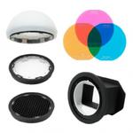 Zestaw kolorowych filtrów żelowych Rogue Flash + adapter Standard w sklepie internetowym dcfoto.pl