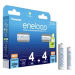 Akumulatory Panasonic ENELOOP 4x R6/AA 2000mAh + 4x R03/AAA 800mAh w sklepie internetowym dcfoto.pl