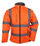 BLUZA ROBOCZA ODBLASKOWA SOFTSHELL VWJK176 BETA - POMARAŃCZOWY FLUO w sklepie internetowym KRUKO.PL 