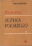 HISTORIA JĘZYKA POLSKIEGO. TOM II Zenon Klemensiewicz [antykwariat] w sklepie internetowym Hatteria.pl 