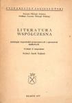 LITERATURA WSPÓŁCZESNA. ANTOLOGIA WYPOWIEDZI PROGRAMOWYCH I OPRACOWAŃ NAUKOWYCH w sklepie internetowym Hatteria.pl 