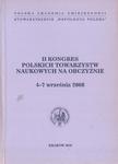 II KONGRES POLSKICH TOWARZYSTW NAUKOWYCH NA OBCZYŹNIE 4-7 WRZEŚNIA 2008 w sklepie internetowym Hatteria.pl 