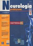 NEUROLOGIA PRAKTYCZNA. NR 1 (26) 2006. TOM 6 [antykwariat] w sklepie internetowym Hatteria.pl 