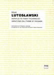 WARIACJE NA TEMAT PAGANINIEGO. OPRACOWANIE NA DWA FORTEPIANY I PERKUSJĘ Witold Lutosławski w sklepie internetowym Hatteria.pl 