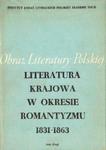 LITERATURA KRAJOWA W OKRESIE ROMANTYZMU 1831-1863. TOM 2 [antykwariat] w sklepie internetowym Hatteria.pl 