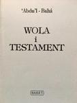 WOLA I TESTAMENT Abdu’l-Baha w sklepie internetowym Hatteria.pl 