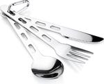 Sztućce Glacier Stainless 3 pc. Ring Cutlery GSI / GWARANCJA 12 MSC. w sklepie internetowym Sport-Shop.pl