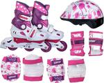 Zestaw rolki regulowane, kask, ochraniacze Tempish Ufo Baby Skate (różowe) / GWARANCJA 12 MSC. / Tanie RATY w sklepie internetowym Sport-Shop.pl