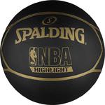 Piłka do koszykówki NBA Highlight black/gold Spalding / Tanie RATY w sklepie internetowym Sport-Shop.pl