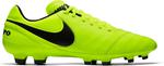 Buty korki Tiempo Genio II Leather FG Nike (żółte) / Tanie RATY w sklepie internetowym Sport-Shop.pl
