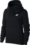 Bluza z kapturem damska Sportswear Funnel-Neck Hoodie Nike (czarna) / Tanie RATY w sklepie internetowym Sport-Shop.pl