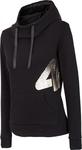Bluza z kapturem damska BLD005 4F (czarna) / Tanie RATY w sklepie internetowym Sport-Shop.pl