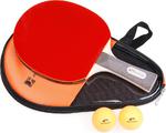 Zestaw do tenisa stołowego: rakietka + piłeczki + pokrowiec Spokey Smash Set / GWARANCJA 12 MSC. w sklepie internetowym Sport-Shop.pl