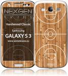 Nexgen Skins - Zestaw skórek na obudowę z efektem 3D Samsung GALAXY S III (Hardwood Classic 3D) w sklepie internetowym Fantastyczne-Zakupy.pl