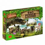 Puzzle 4w1 - Era dinozaurów w sklepie internetowym Fantastyczne-Zakupy.pl