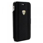 Lamborghini Huracan D2 - Etui skórzane iPhone 6s / iPhone 6 z kieszenią na kartę + stand up (czarny) w sklepie internetowym Fantastyczne-Zakupy.pl