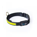 Tractive LED Dog Collar Large - Świecąca obroża LED 51 - 67 cm (żółty) w sklepie internetowym Fantastyczne-Zakupy.pl