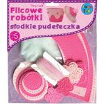 Filcowe słodkie pudełeczka, różowe w sklepie internetowym Fantastyczne-Zakupy.pl