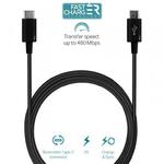 PURO Type-C Charge & Sync Cable - Kabel USB-C 3.1 na Micro USB do ładowania & synchronizacji danych, 2A, 480 Mbps, 1m (czarny) w sklepie internetowym Fantastyczne-Zakupy.pl