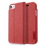 Laut APEX KNIT - Etui iPhone 7 / iPhone 6s / iPhone 6 z kieszenią na kartę + stand up + 2 x folia na ekran w zestawie (Crimson) w sklepie internetowym Fantastyczne-Zakupy.pl