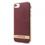 Guess Classic Soft Case - Etui iPhone 8 / 7 (czerwony/złoty) w sklepie internetowym Fantastyczne-Zakupy.pl