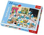 Puzzle Trefl Smerfy W Szkole 24 Elementy Maxi w sklepie internetowym Fantastyczne-Zakupy.pl