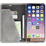 Krusell Sunne 4 Card FolioWallet - Skórzane etui iPhone X z kieszeniami na karty + stand up (Light) w sklepie internetowym Fantastyczne-Zakupy.pl