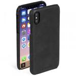 Krusell Sunne Cover - Skórzane etui iPhone X (Black) w sklepie internetowym Fantastyczne-Zakupy.pl