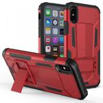 Zizo Hybrid Transformer Cover - Pancerne etui iPhone X z podstawką (Red/Black) w sklepie internetowym Fantastyczne-Zakupy.pl