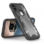 Zizo Proton Case - Pancerne etui iPhone X ze szkłem 9H na ekran (Black/Trans Clear) w sklepie internetowym Fantastyczne-Zakupy.pl