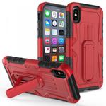 Zizo Heavy Duty Armor Case - Pancerne etui iPhone X z podstawką + uchwyt do paska (Red/Black) w sklepie internetowym Fantastyczne-Zakupy.pl