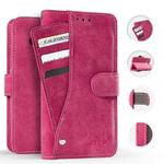 Zizo Slide Out Wallet Pouch - Skórzane etui iPhone X z kieszeniami na karty wewnątrz oraz na zewnątrz etui + stand up (Pink) w sklepie internetowym Fantastyczne-Zakupy.pl