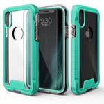 Zizo ION Cover - Pancerne etui iPhone X + szkło 9H na ekran (Teal/ Clear) w sklepie internetowym Fantastyczne-Zakupy.pl