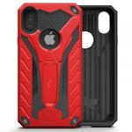 Zizo Static Cover - Pancerne etui iPhone X z podstawką (Red/Black) w sklepie internetowym Fantastyczne-Zakupy.pl