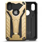 Zizo Static Cover - Pancerne etui iPhone X z podstawką (Gold/Black) w sklepie internetowym Fantastyczne-Zakupy.pl