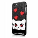 Karl Lagerfeld Choupette Valentine - Etui iPhone 8 Plus / 7 Plus (Black) w sklepie internetowym Fantastyczne-Zakupy.pl