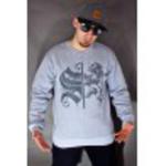 BLUZA SUPREME STREET STYLE CREWNECK LION SZARA 4648 w sklepie internetowym Supreme-shop.com