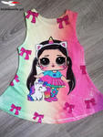 Sukienka na ramiączkach LOL JEDNOROŻEC w sklepie internetowym Kidsbutik 