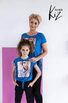 Bluzka MARIE FLAMING HAIR z ekranem dla córki - chaber w sklepie internetowym Kidsbutik 