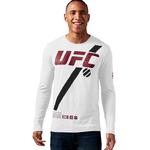 Koszulka Reebok Combat UFC MMA Fan męska longsleeve sportowa - biały w sklepie internetowym Marionex.pl