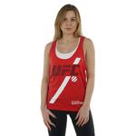 Koszulka Reebok Combat UFC Tank damska bokserka t-shirt top sportowy - czerwony w sklepie internetowym Marionex.pl