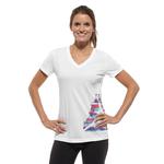 Koszulka Reebok One Series Graphic damska t-shirt sportowy fitness - biały w sklepie internetowym Marionex.pl