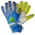 Rękawice bramkarskie Adidas Ace Zones Pro profesjonalne meczowe - biały || niebieski w sklepie internetowym Marionex.pl