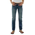 Spodnie jeansowe Adidas Originals Winetta Fit damskie boyfriend bawełniane w sklepie internetowym Marionex.pl