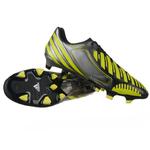 Buty piłkarskie Adidas Predator LZ TRX FG korki lanki - czarno-srebrno-żółty w sklepie internetowym Marionex.pl